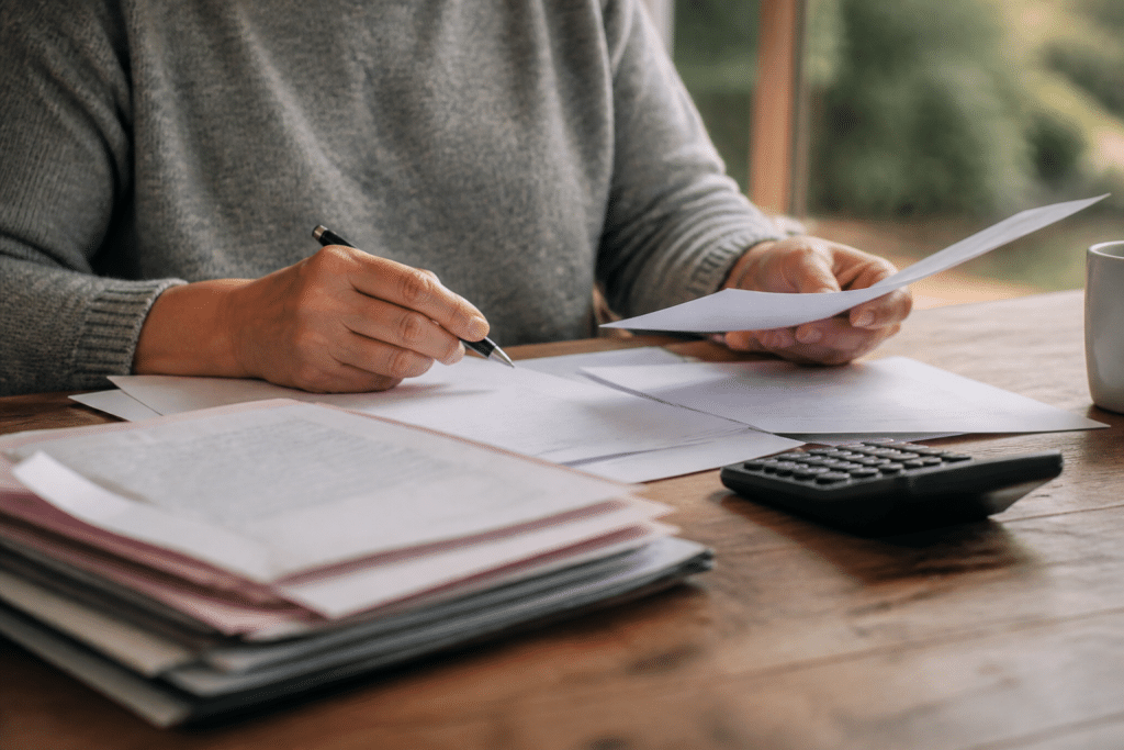 Document fiscal montrant calcul abattement donation famille