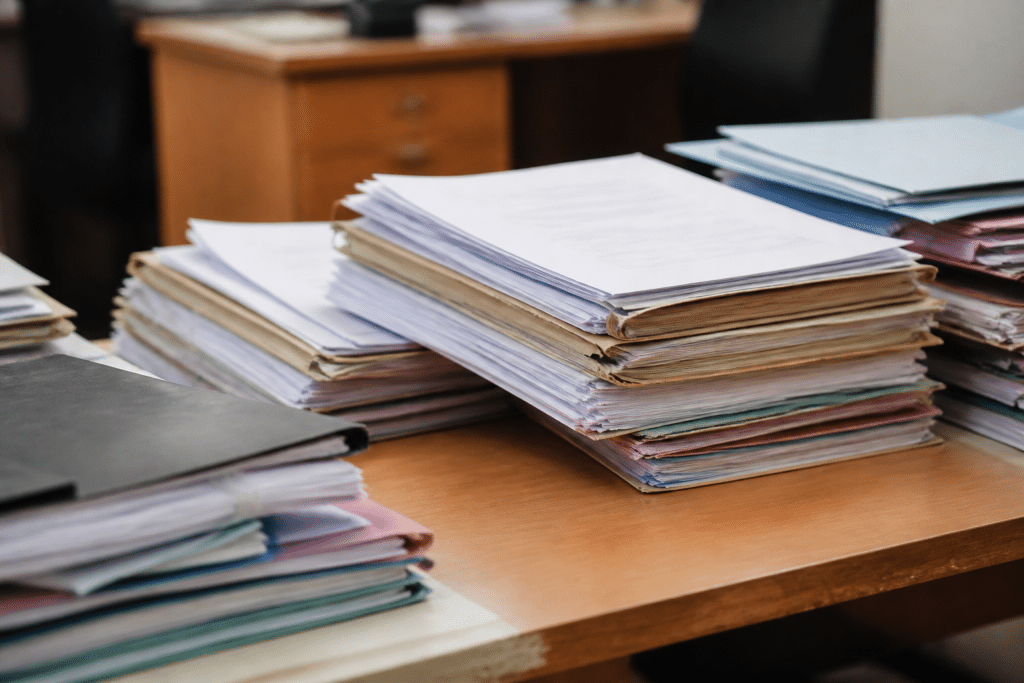 Documents officiels et formulaires de demande d'attestation scolaire