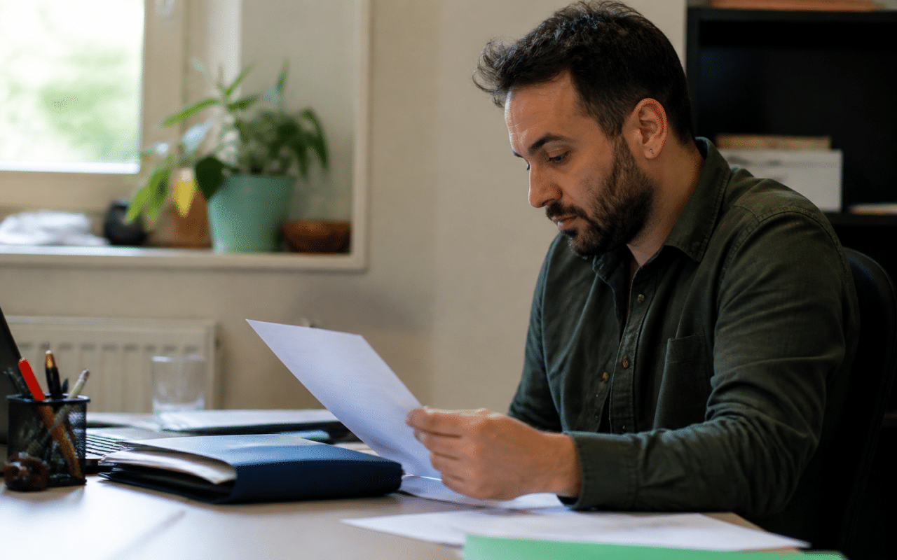Educateur specialise consultant document salaire sur bureau.